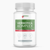 Thumbnail for Dose Biovana Herbiotica Komplex mit Ingwer, Kurkuma, Knoblauch und Honig, 60 Kapseln