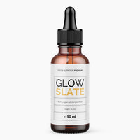 Thumbnail for Braunglasflasche mit Pipette, Etikett GLOW SLATE, Nahrungsergänzungsmittel, 50 ml, Made in EU