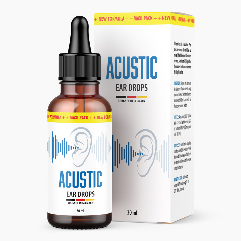 ACUSTIC EAR DROPS (30 ml) - Tägliche Pflege für deine Ohren - baaboo -