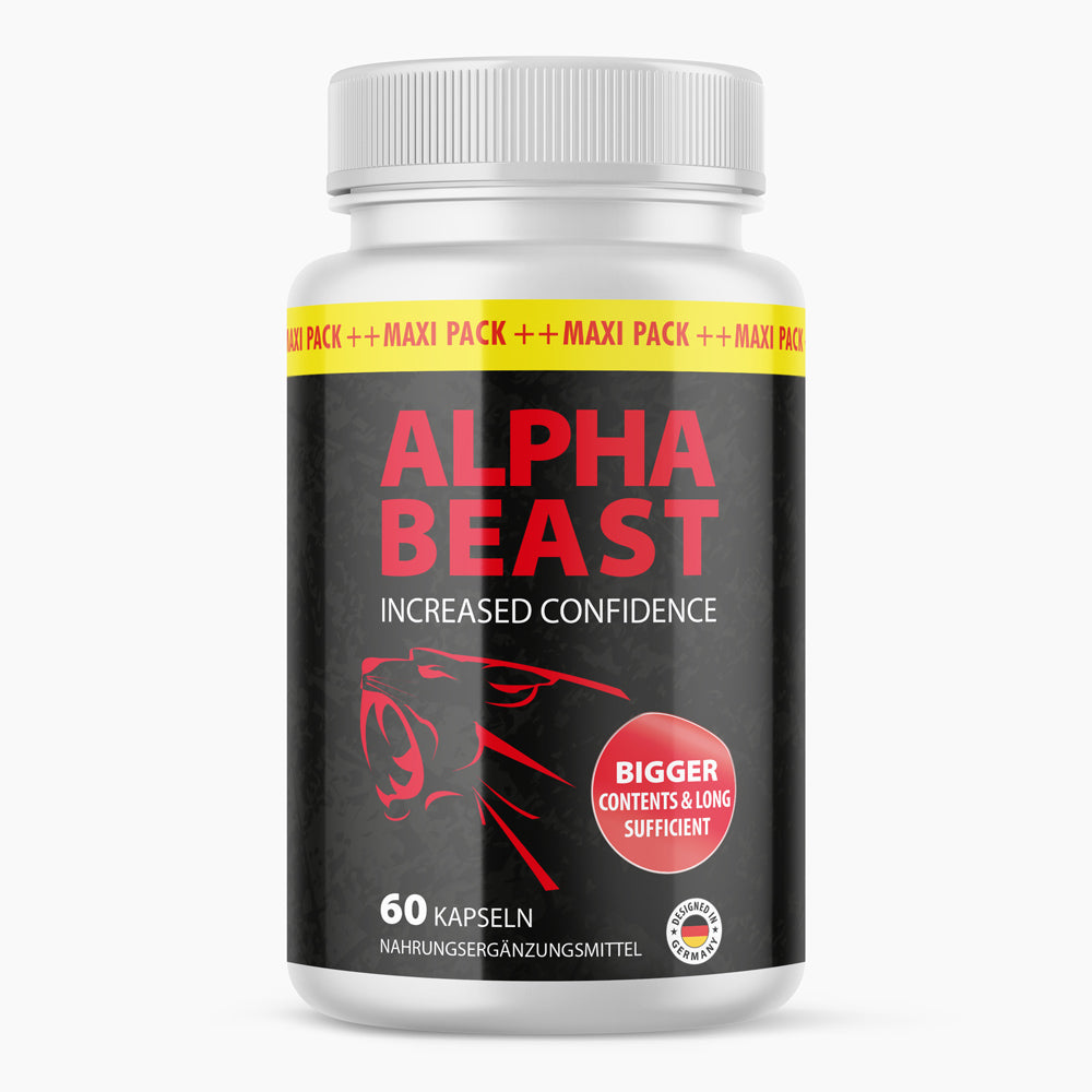 ALPHA BEAST (60 Kapseln) - Verbesserte Leistungsfähigkeit - baaboo - 