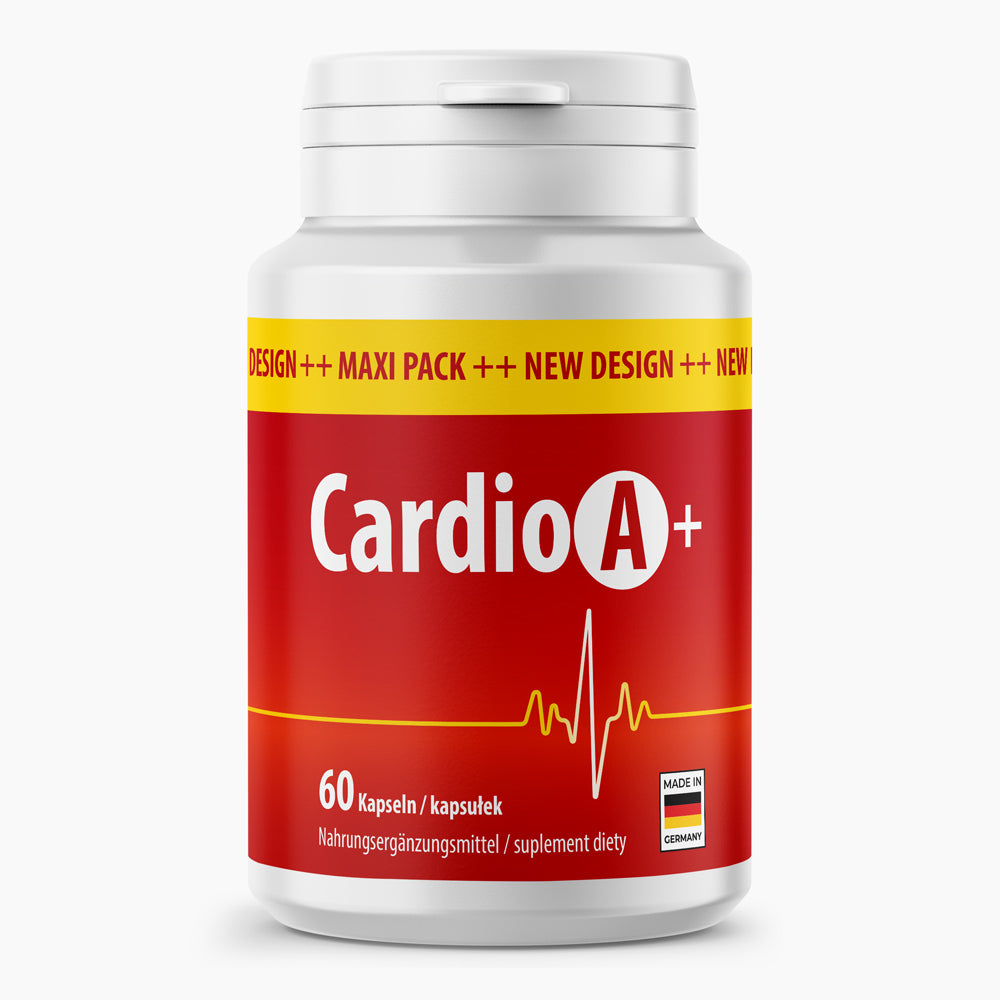 Cardio A+ im Maxi-Pack (60 Kapseln) - Für das eigene Wohlbefinden -  baaboo - 