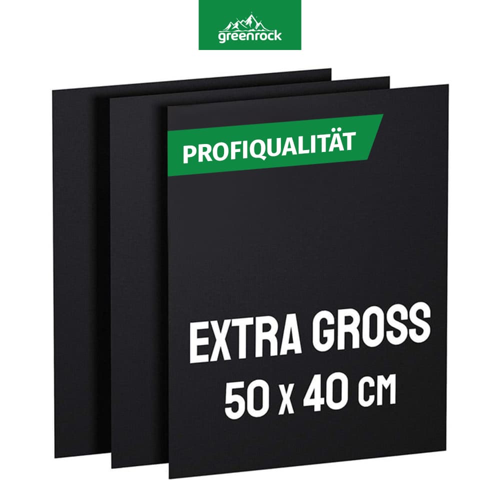 greenrock BBQ Grillmatte [3er Set] 50x40cm