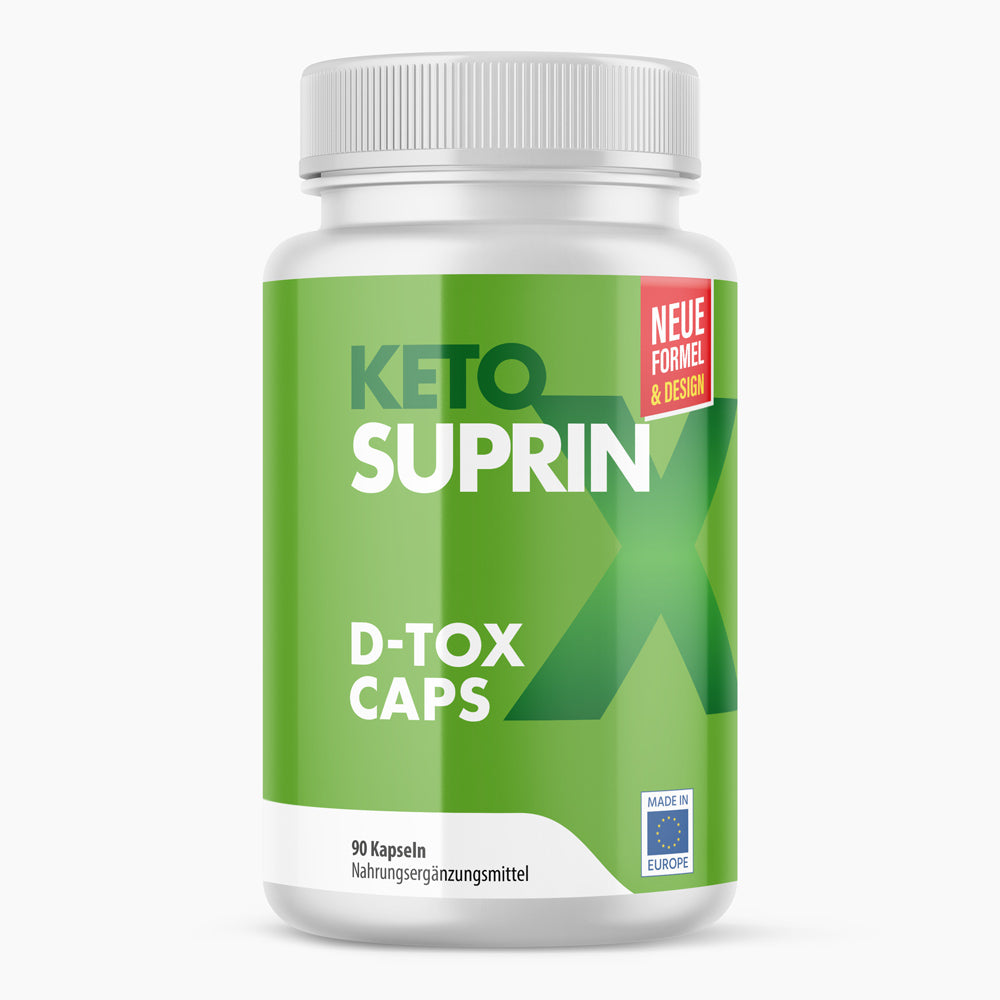 KETOSUPRIN D-Tox Kapseln (90 St.) - Hochwertiger Pflanzen-Extrakt-Komplex