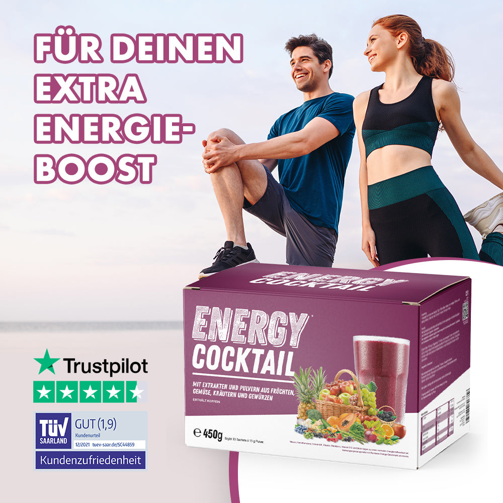 ENERGY COCKTAIL (30 Portionsbeutel) -Beim Sport aber auch im Alltag - baaboo -