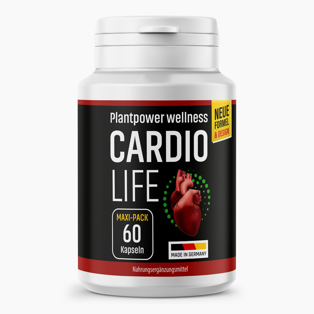 CARDIO LIFE im Maxi-Pack (60 Kapseln) - Für Frauen und Männer - baaboo -