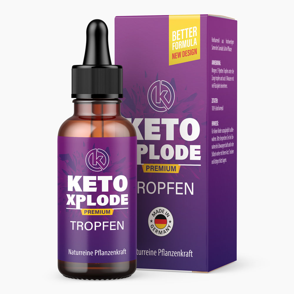 KetoXplode Tropfen (10 ml) - Ideal begleitend zu einer Diät