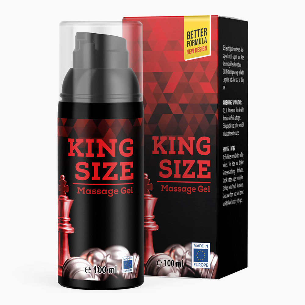 KingSize Gel (100 ml) - Massage Gel für aktive Männer