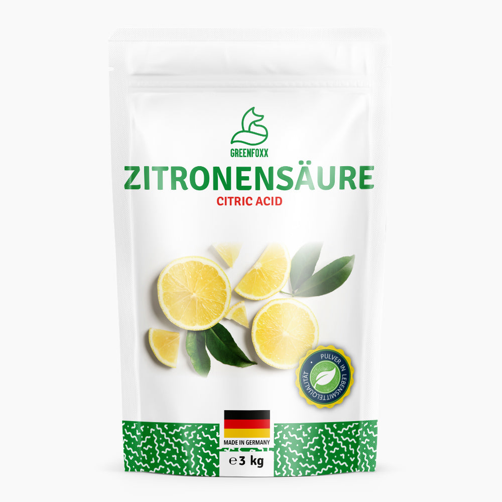 GREENFOXX Zitronensäure (3 kg)