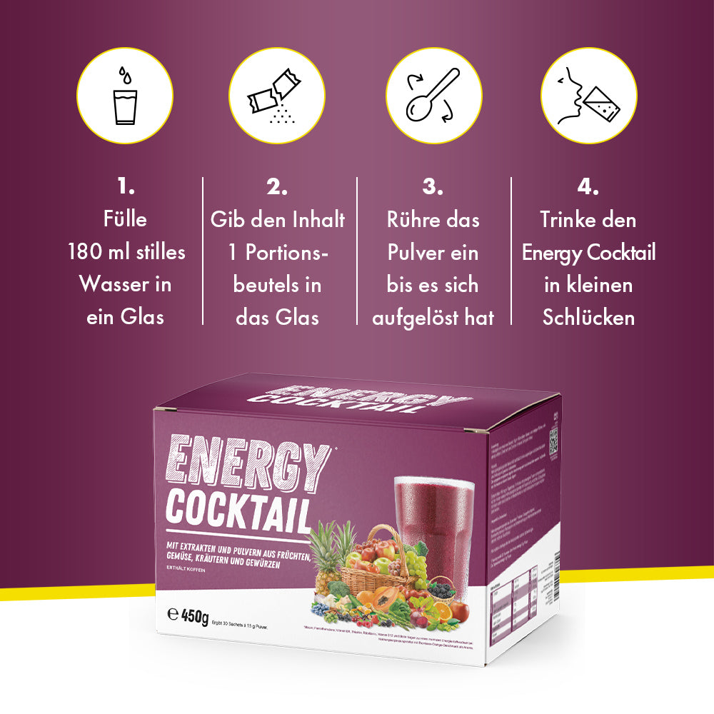 ENERGY COCKTAIL (30 Portionsbeutel) - In praktischen Portionsbeuteln - baaboo -