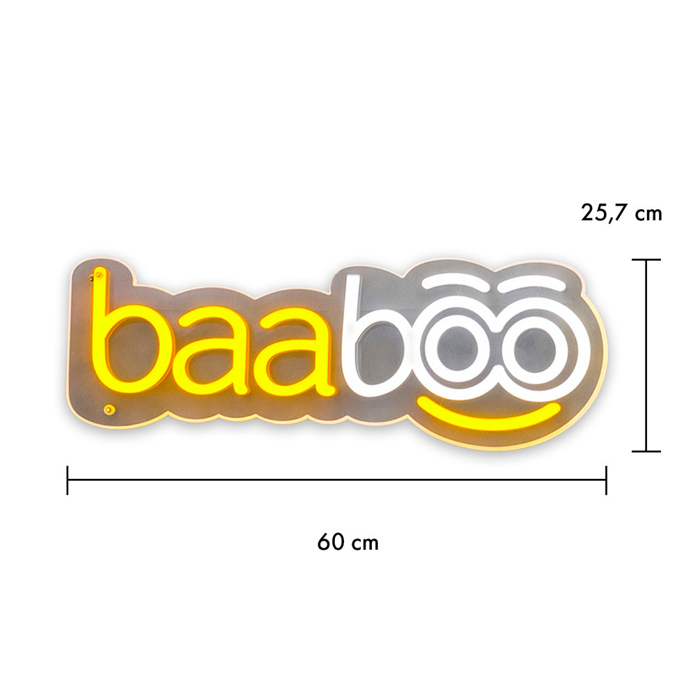 baaboo LED Leuchtschild