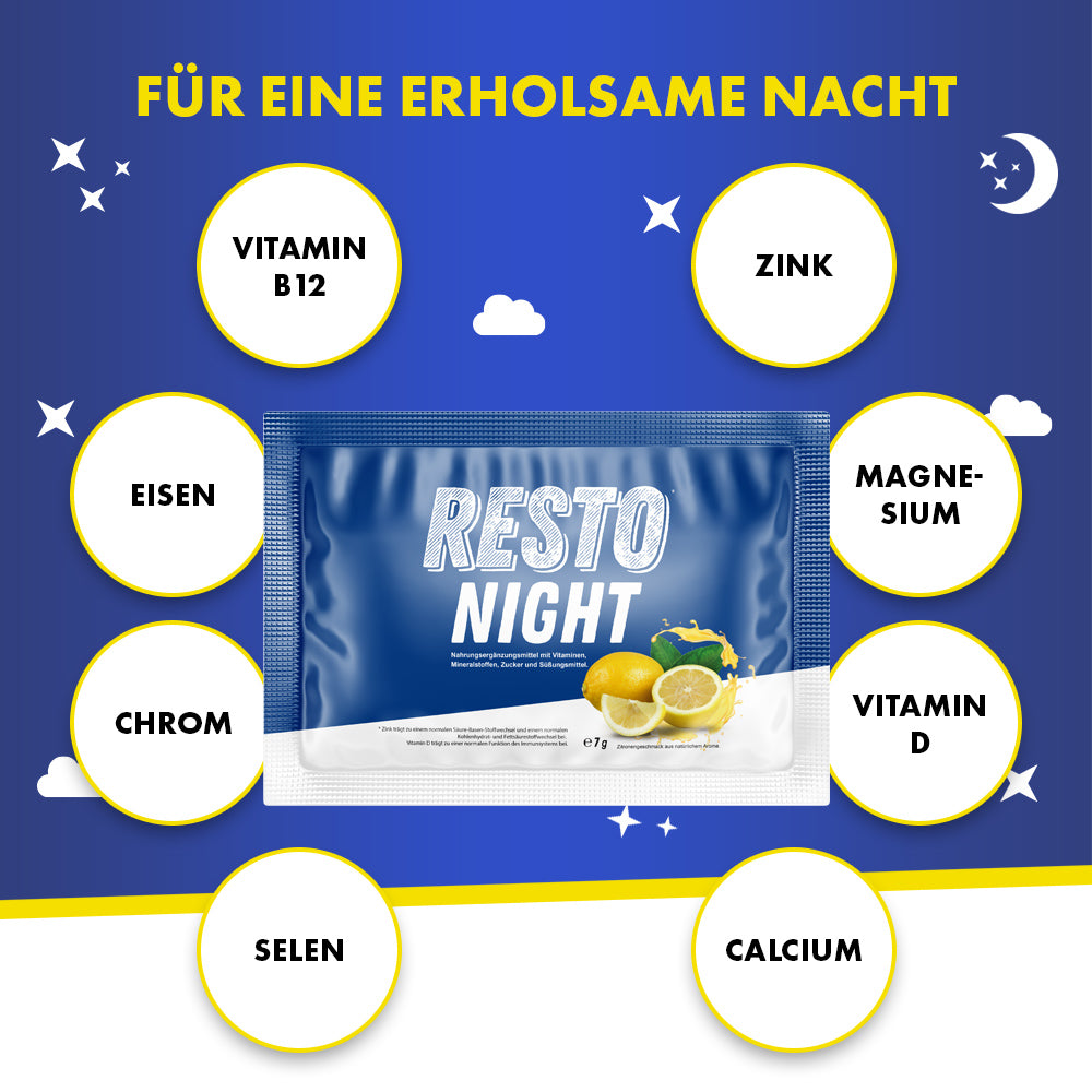 RESTO NIGHT (30 Portionen) - Für eine bessere Regeneration