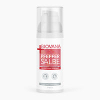 Thumbnail for Biovana Pfeffer Salbe 100 ml Flasche mit Pumpspender geeignet für alle Hauttypen