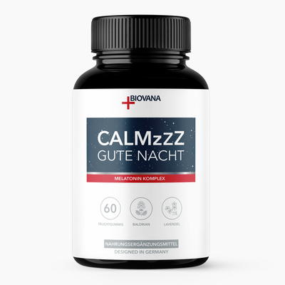 BIOVANA Calmzzz - Gute Nacht - Melatonin Gummibärchen (60 Stück)