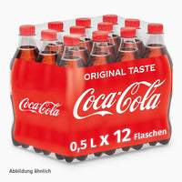 Thumbnail for Coca Cola (12 x 500 ml) ++PFANDFREI++ | Erfrischungsgetränk (Softdrink) mit Zucker
