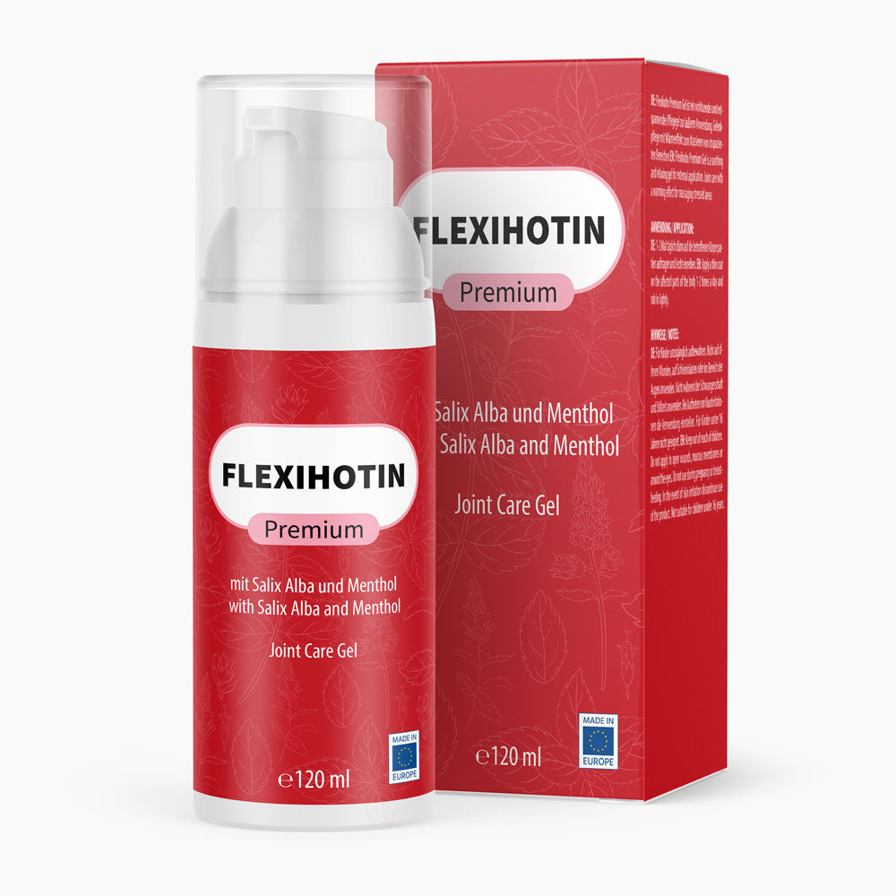 Produktabbildung Flexihotin Premium Joint Care Gel mit Salix Alba und Menthol 120 ml