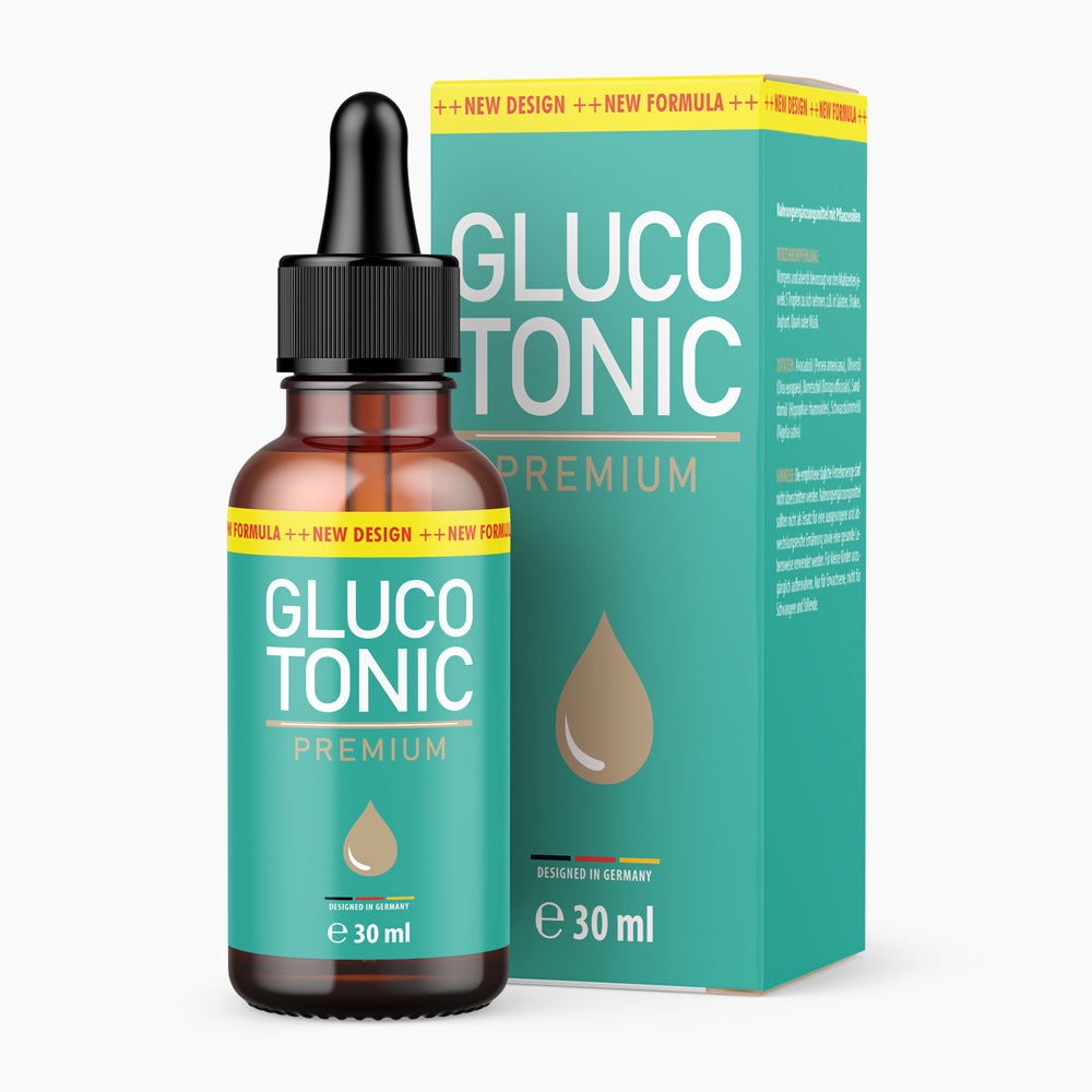Glucotonic Premium Tropfen (30 ml) - Das Original aus der Werbung - baaboo