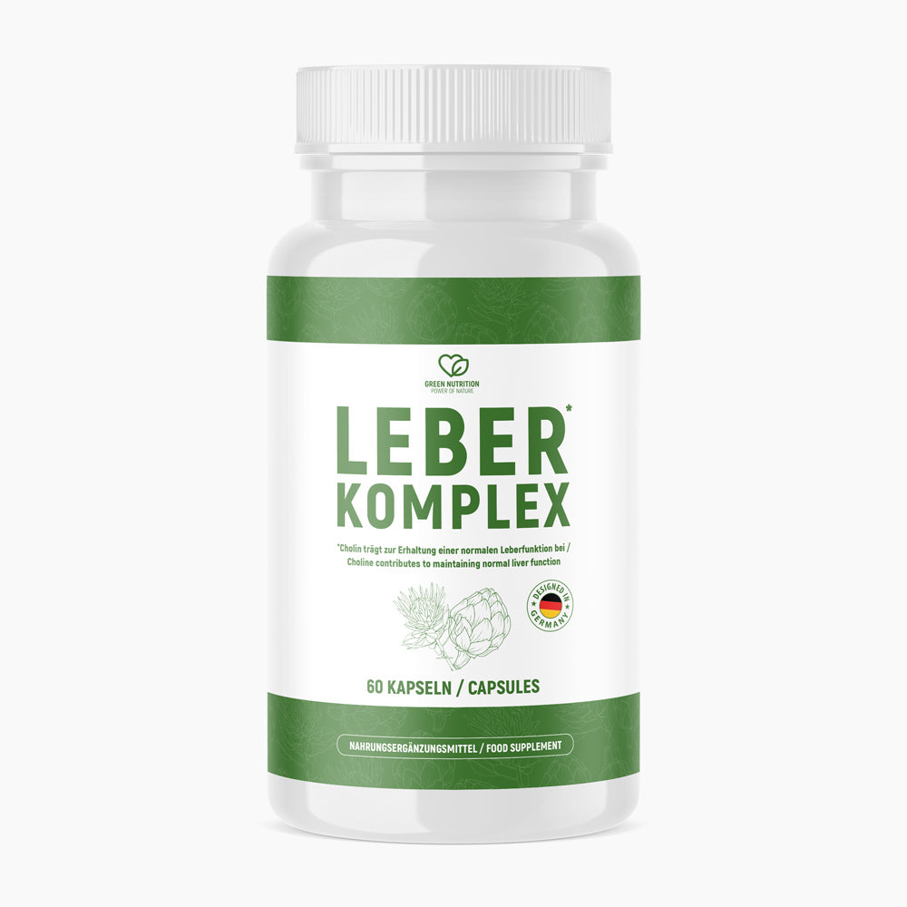 Green Nutrition Leber Komplex (60 Kapseln) - Basierend auf natürlichen Zutaten - baaboo
