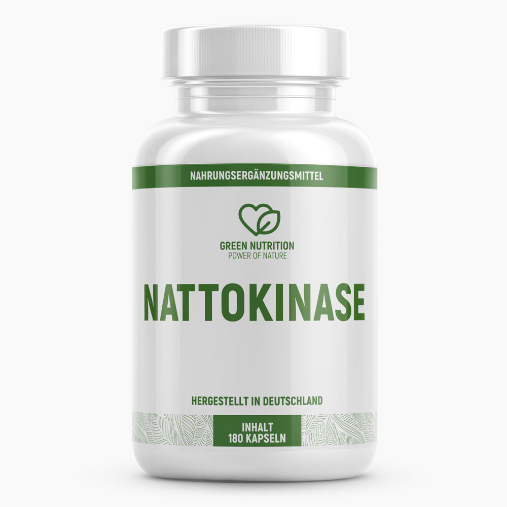 GREEN NUTRITION Nattokinase (180 Kapseln) - Hochwertiges Supplement mit Nattokinase