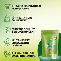 Thumbnail for GREEN TORNADO (1000 g) - Hochwirksamer WC-Reiniger mit Aktivschaumformel