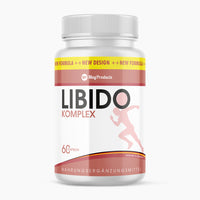 Thumbnail for Weiße Kunststoffdose mit Deckel und Schrift Libido Komplex 60 Kapseln