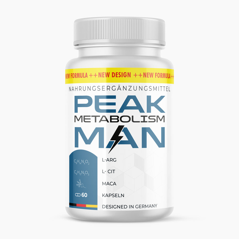Dose Peak Metabolism Man Nahrungsergänzung 60 Kapseln Designed in Germany
