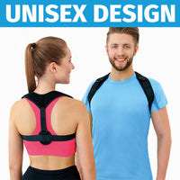 Thumbnail for Frau mit Haltungsgurt in pinkem Top neben Mann mit Haltungsgurt über blauem T-Shirt