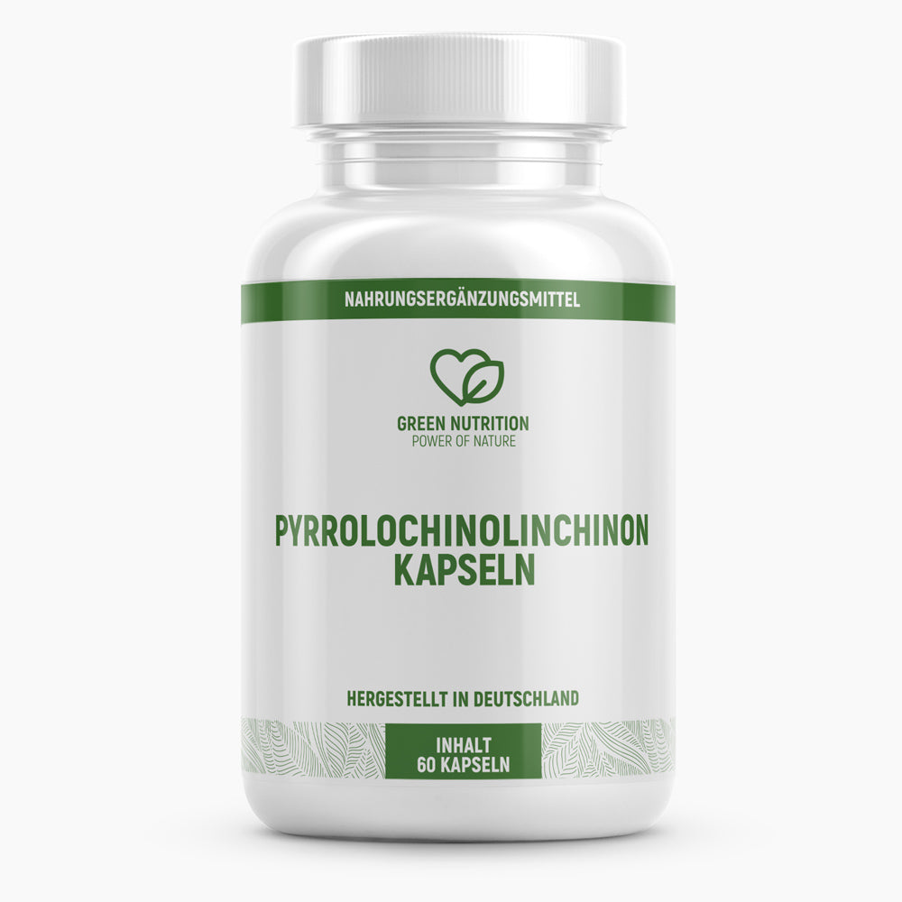 GREEN NUTRITION Pyrrolochinolinchinon (60 Kapseln) - Hochwertiges Nahrungsergänzungsmittel - baaboo -