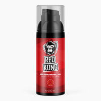 Thumbnail for Flasche mit Pumpspender und rotem Etikett Red Kong Men Performance Gel, 100 ml und Gorilla-Logo