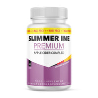 Thumbnail for Weiße Dose Slimmer ine Premium Maxi Pack Nahrungsergänzung Apfelessig Complex 90 Kapseln