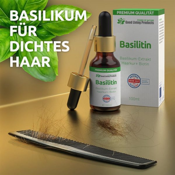 Basilitin - Basilikum-Extrakt Haarkur (100 ml) - für dichtest Haar