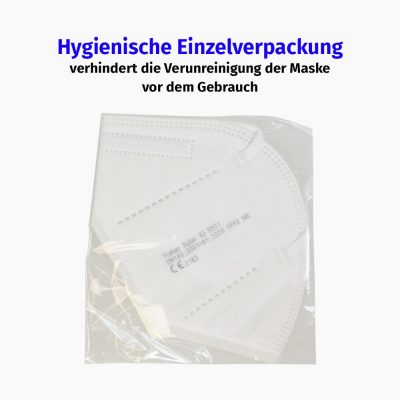 FFP-2_Masken - Hygienische Einzelverpackung