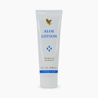 FOREVER Aloe Lotion (118 ml) | Lotion für Gesicht, Hand & Körper - Spendet Feuchtigkeit mit 67% Aloe Vera Gel - Angenehm als After Sun Lotion - Glutenfrei