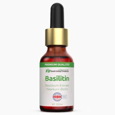 Basilitin - Basilikum-Extrakt Haarkur (100 ml) - Bei dünnem, trockenem oder brüchigem Haar