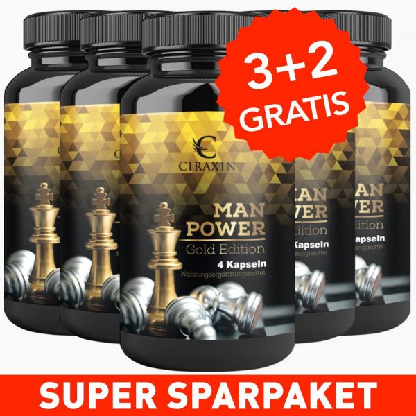 Ciraxin – Man Power Gold - 3+2 GRATIS