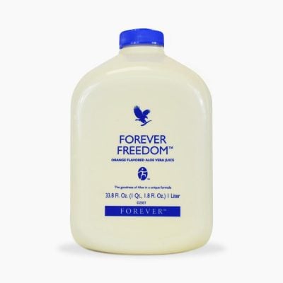 FOREVER FREEDOM - Aloe Vera Drink (1l) | Fitnessgetränk mit 90% Aloe Vera Gel & MSM - Unterstützt den Bewegungsapparat - Für Sport & Alltag geeignet