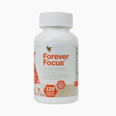 FOREVER Focus (120 Kapseln) | Fördert den Fokus & die Konzentration - Hilft gegen Müdigkeit - Unter anderem mit Vitamin B5, B6, B12 & Zink