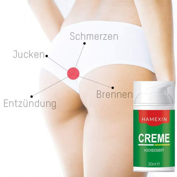 HAMEXIN Creme (30 ml) - Für Jucken, Schmerzen, Entzündung, Brennen