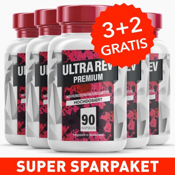 Ultra Rev Premium - 3+2 GRATIS - Mit pflanzlichen Wirkstoffen