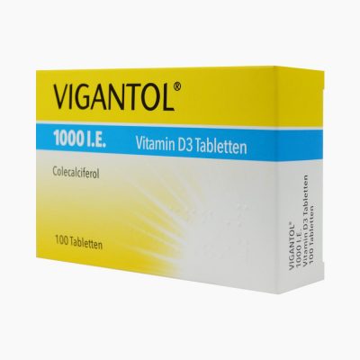 VIGANTOL Vitamin D3 Tabletten (100 Tabletten) | Zum Vorbeugen eines Vitgamin D Mangels - 1000 i.E. pro Tablette - Aus natürlichen Ursprung