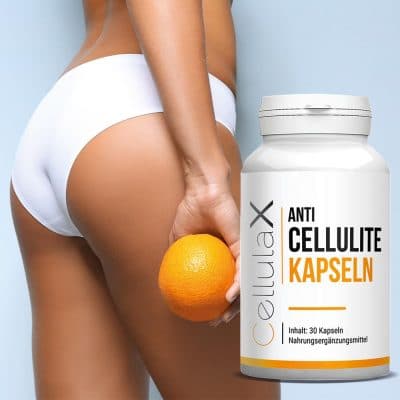 CellulaX – Einnahme geeignet bei Dehnungsstreifen und Cellulite/Orangenhaut.