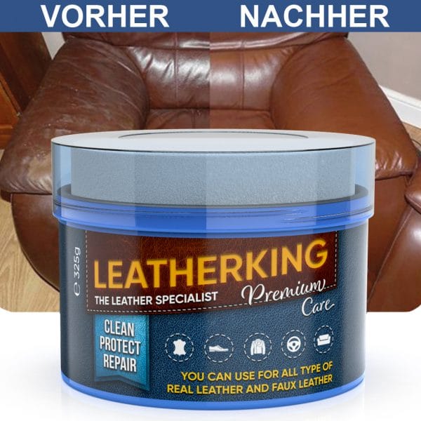 Leatherking - Tiefenpflege verringert das Risiko von Lederbruch.