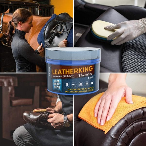 Leatherking - Kleinere Risse und Kratzer lassen sich behandeln.