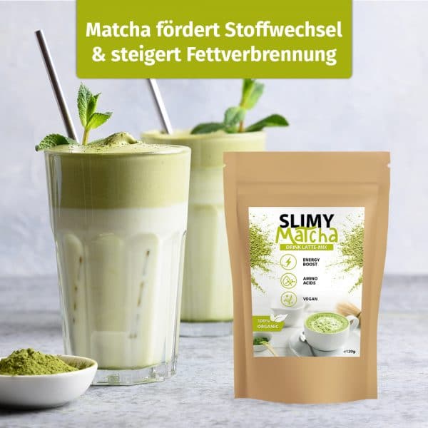 Slimy Matcha - gesundheitsfördernden und gewichtsreduzierenden Effekte
