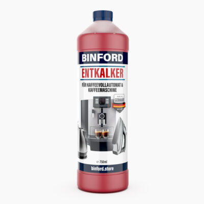 BINFORD Entkalker (750 ml) | Geeignet für alle Geräte und Oberflächen - Kaffeemaschine, Kaffeevollautomat etc. - Für alle Marken & Hersteller - flüssig