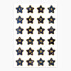 Adventskalender zum Befüllen - Stickerbogen im Stern Design