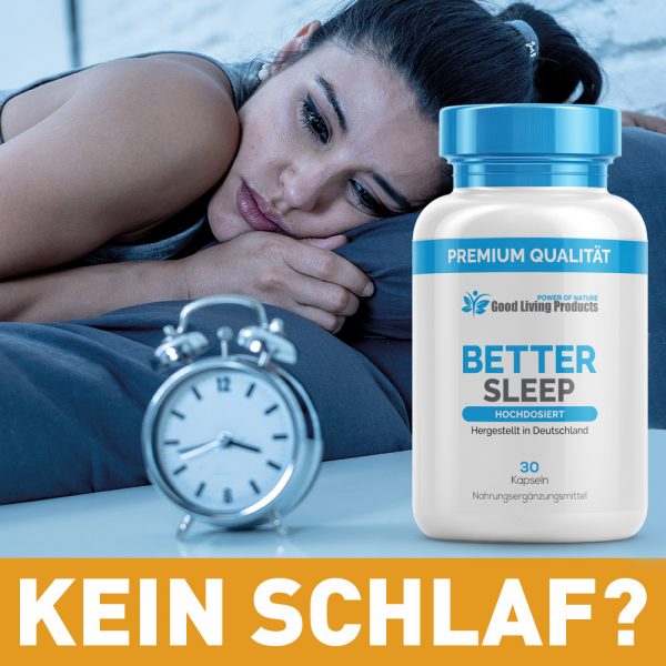 BetterSleep – Einnahme geeignet für einen erholsamen Schlaf.