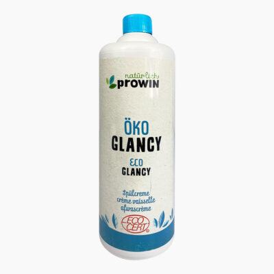 proWIN Öko Glancy ( 1 l) | Handgeschirrspülmittel | ökologisches Spülmittel für Geschirr | Geschirrspülmittel sanft zur Haut | Konzentrat