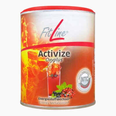 FitLine Activize Oxyplus (175g) | Power Drink für den Alltag - Extra Energie durch B2, B6, B12 + viele Vitamine - Reicht für 100 Portionen