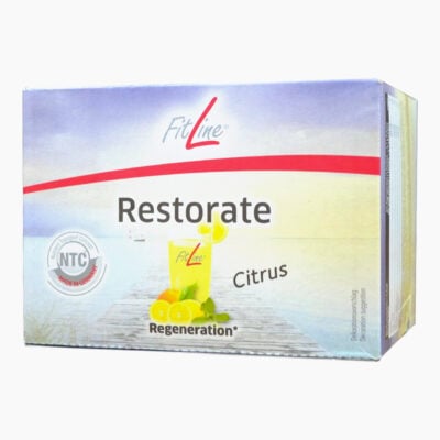 FitLine Restorate Citrus (30 Beutel/200 g) | Dein idealer Gute-Nacht Drink - Versorgung mit Mineralien & Spurenelementen - In praktischen Portionsbeuteln