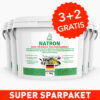 GREENFOXX Natron (3 kg) 3+2 GRATIS - Entfernt Fett, Kalk, Urinstein, Gerüche